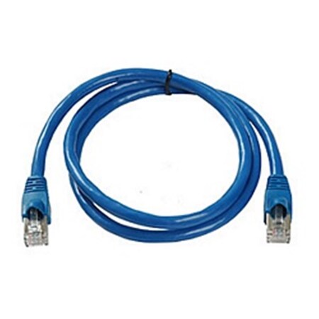 Ziotek CAT6a- Stp Patch Cable- with Boot 3ft- Blue 119 7244